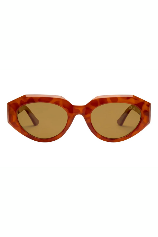 Hanna Honey Tort Green Polarized Glasses