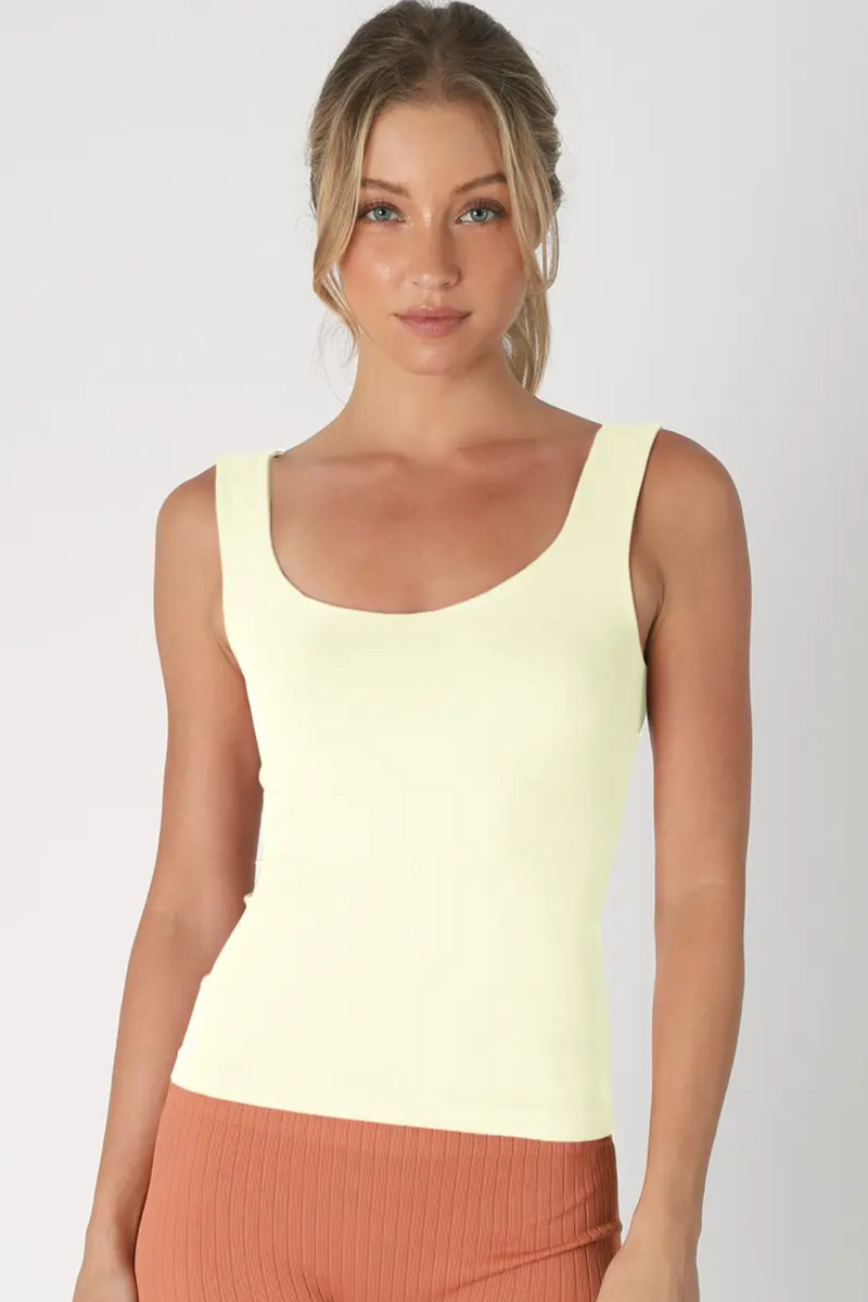 Butter Clean Line Sweet Heart Tank