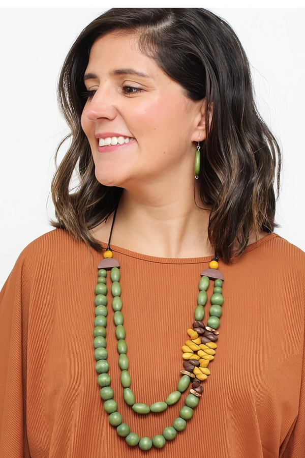 Verde Forrest Wood Necklace