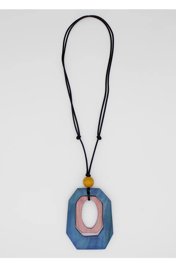 Blue Contemporary Piper Pendant