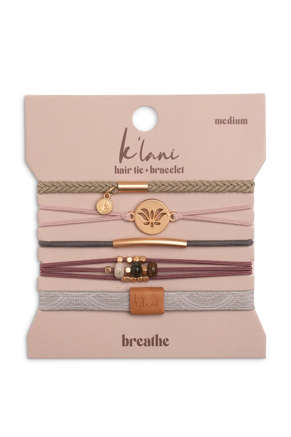 Breathe Hair Tie Bracelets