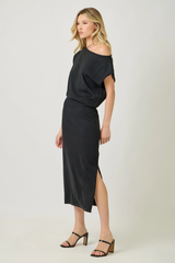 Sleeveless Black Sweater Dress