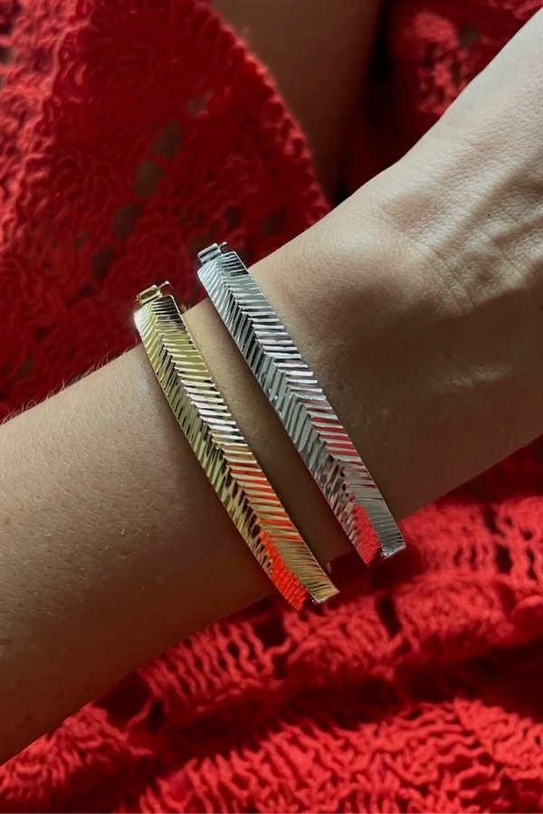 Sunray Bangle- Sterling Silver