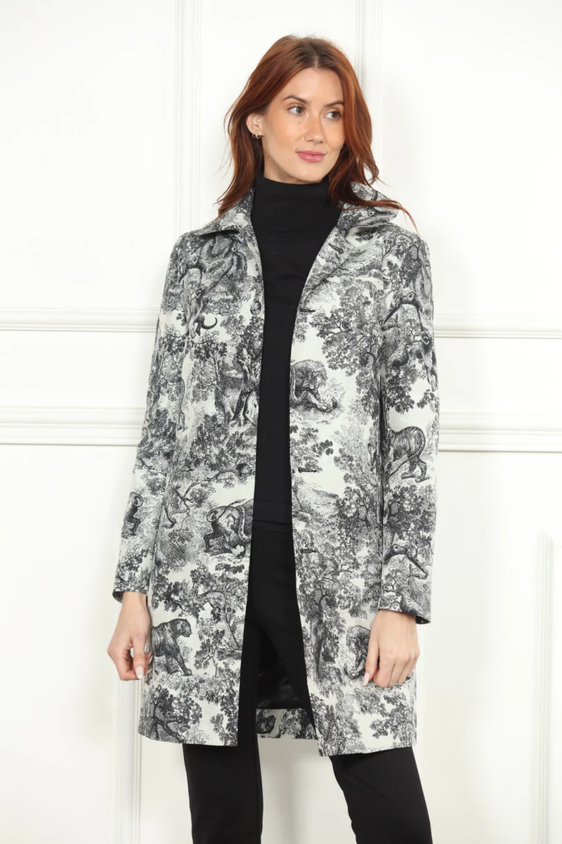 Black and Beige French Table Jacket