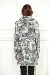 Black and Beige French Table Jacket