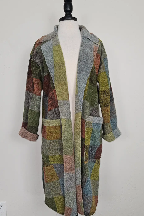 Plaid Multi Color Jacket