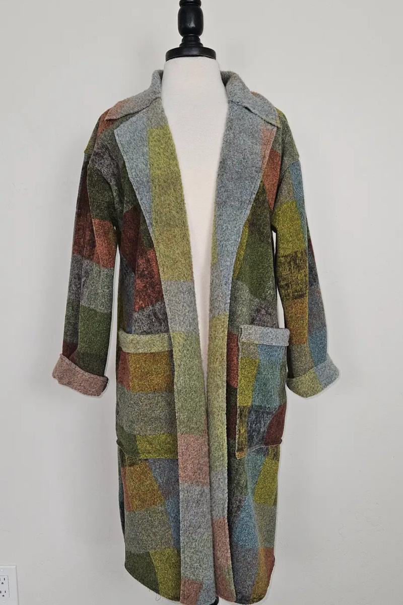 Plaid Multi Color Jacket