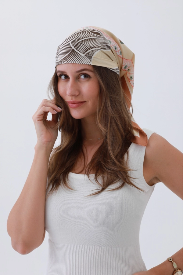 Horse Print Square Scarf