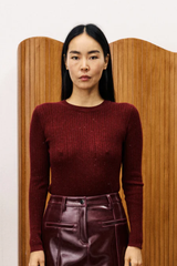 Bordeaux Geranium Sweater