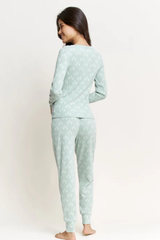 Ice Mint Christmas Tree Pajamas