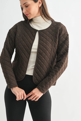 Chocolate Vista Quilted Jacket