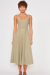 Basil/Cream Audrey Sleeveless