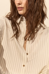 Ecru Santorini Striped Shirt