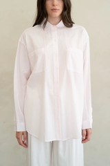 Pink Stripe Long Sleeve Top