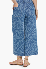 Current Ripples Leo Palazzo Denim