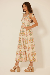 Powder Blue Santa Barabra Dress