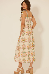 Powder Blue Santa Barabra Dress