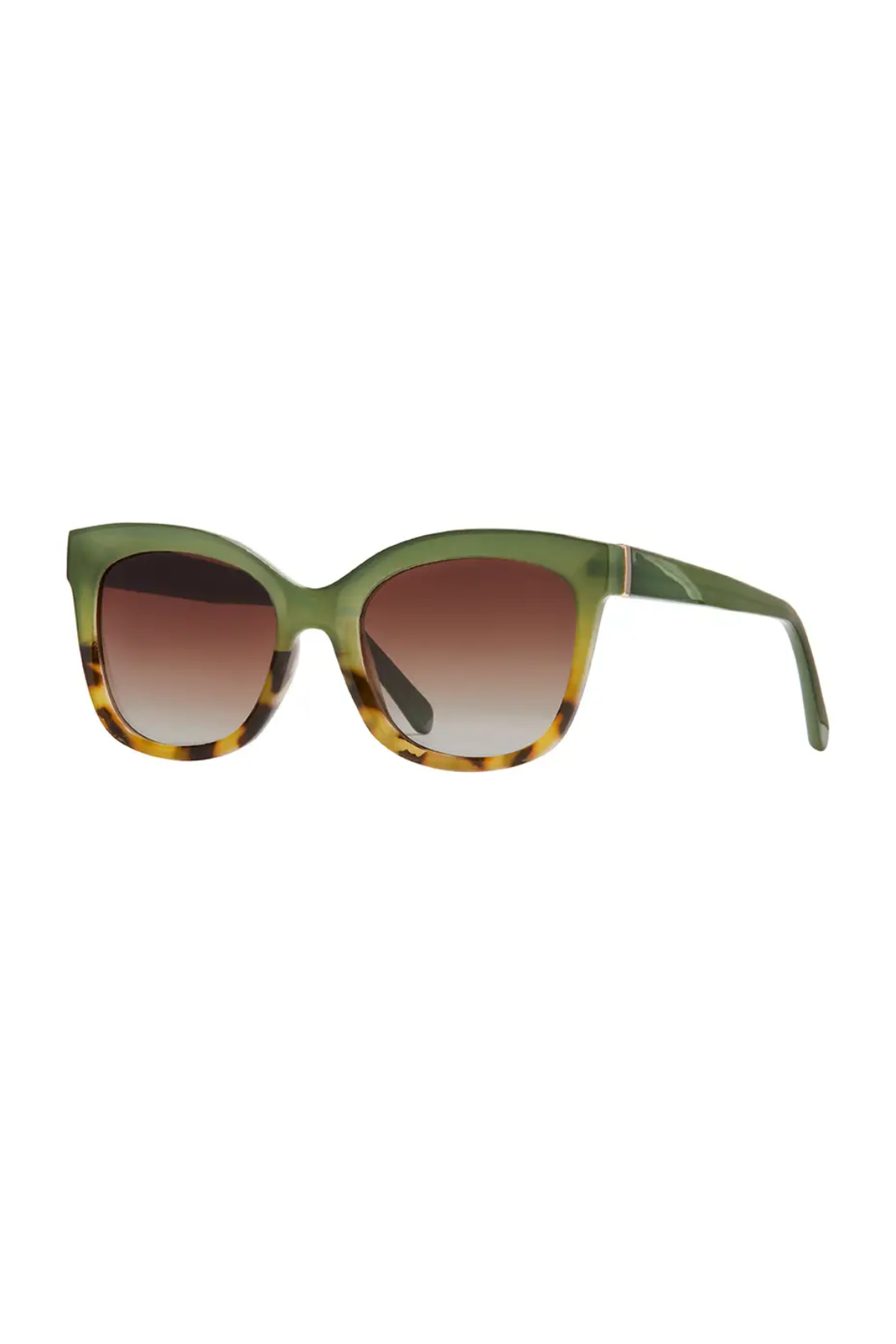 Morgan Reader Glasses - Green/Amber - Tortoise Lens – April Blooms
