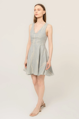 Sky Sumi Sleeveless Liona Dress