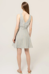 Sky Sumi Sleeveless Liona Dress