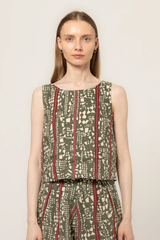 Sage Mirage Lior Sleeveless Top