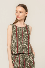 Sage Mirage Lior Sleeveless Top