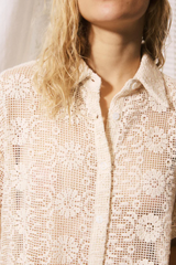 Cream Vincenzo Short Sleeve Top