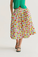 Pink/Orange Tulip Skirt