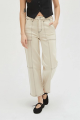 Lawson Ecru with Tobacco Stitch Pants