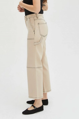 Lawson Ecru with Tobacco Stitch Pants