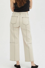 Lawson Ecru with Tobacco Stitch Pants