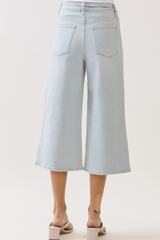 Light Denim Short Length Pants