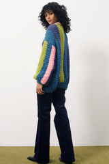 Lobelia  Multicolor Stripe Cardigan