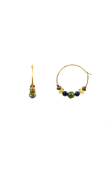 Jade Hoop Earrings