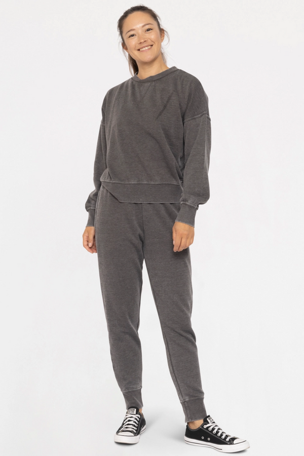 Burned Out Fleece Joggers