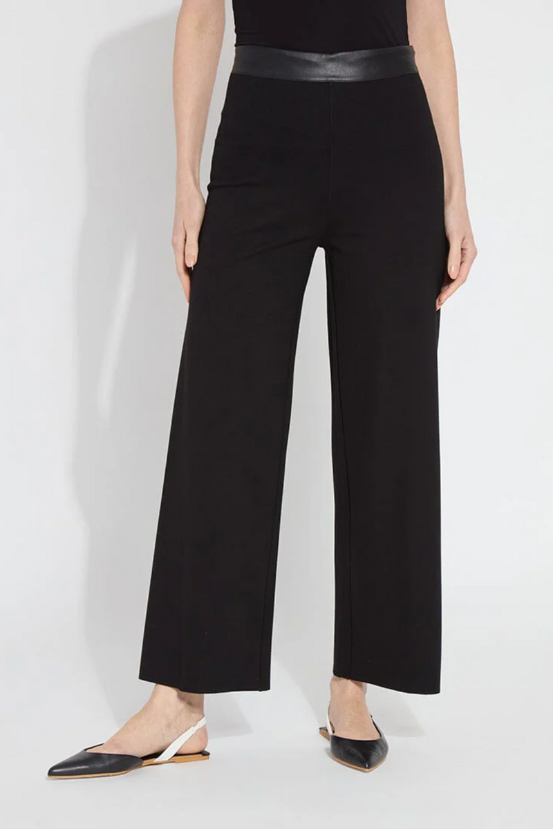 Denver Hi Waist Wide Leg Ponte Pant