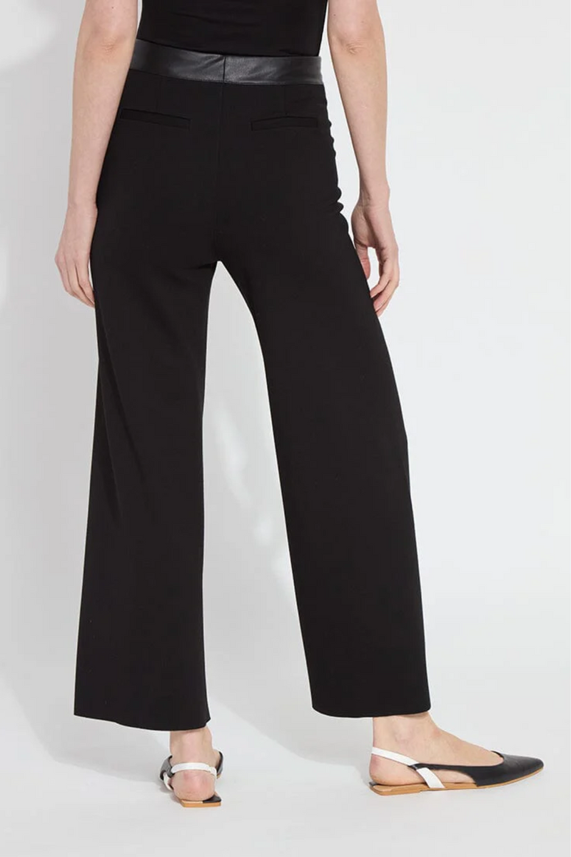 Denver Hi Waist Wide Leg Ponte Pant