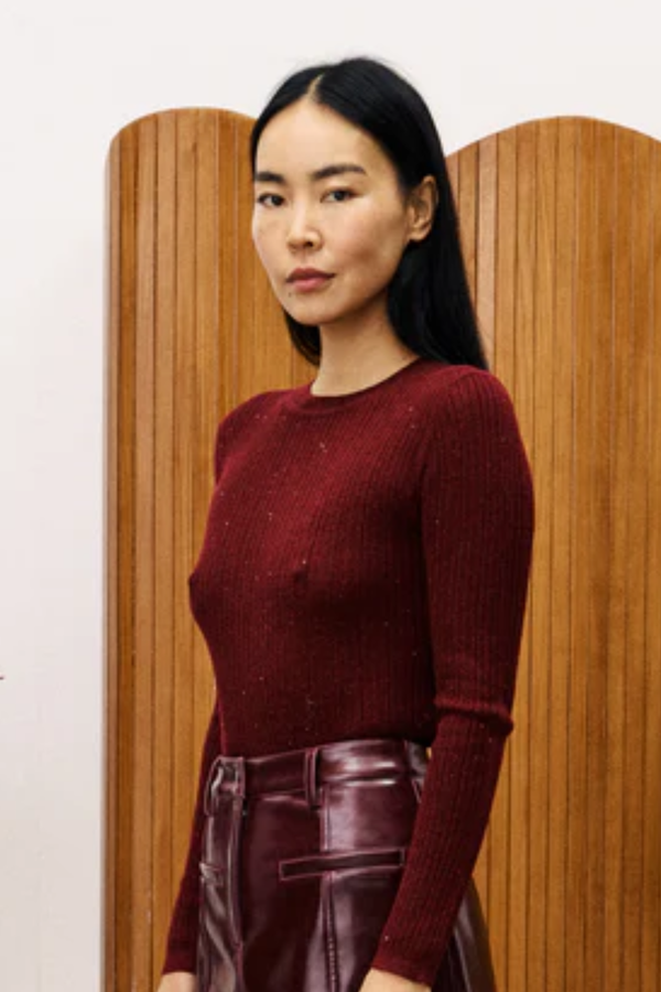 Bordeaux Geranium Sweater