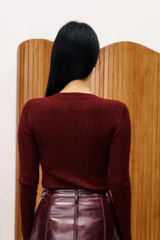 Bordeaux Geranium Sweater