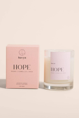 Fragrance 001: HOPE Signature Candle: 8 oz