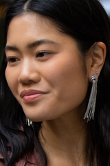 Knot to Be Earrings Rhodium Silver Plated