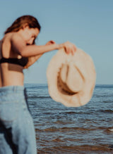 Kalani Raffia Western Rancher with Wire Brim for Shaping