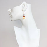 Jasper and Glass Earrings