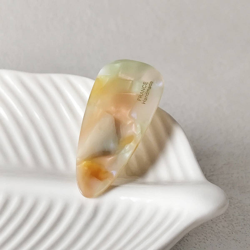 Dopamine Color Acetate Side Bang Hair Clip