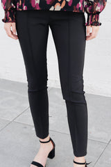Black Side Zipper Pants