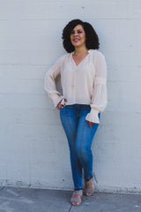 Medium Wash with Center Seam Jeans