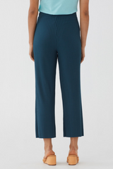 Cobalt Blue Ribbed Pants