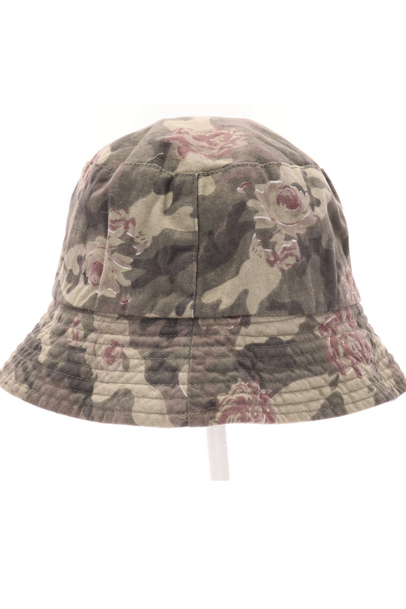 Floral Camouflage Reversible Bucket Hat