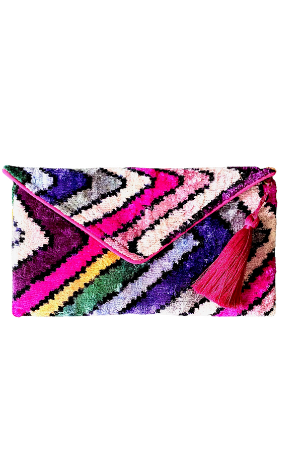 Rainbow Mountain Envelop Silk Bag