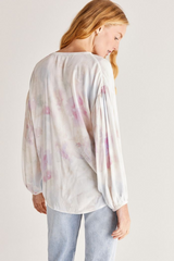 Bayfront Blurred Woven Top